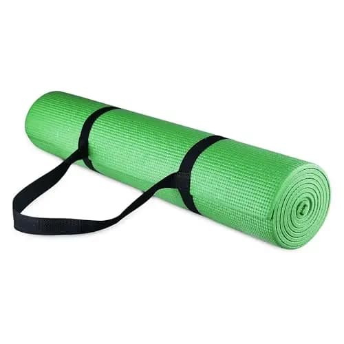 BalanceFrom GoYoga - Esterilla de yoga multiusos de alta densidad antideslizante con correa de transporte
