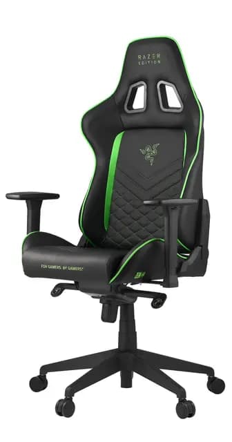 Razer, Juegos, Reposabrazos|Con ruedas Poliuretano, Negro Y Verde