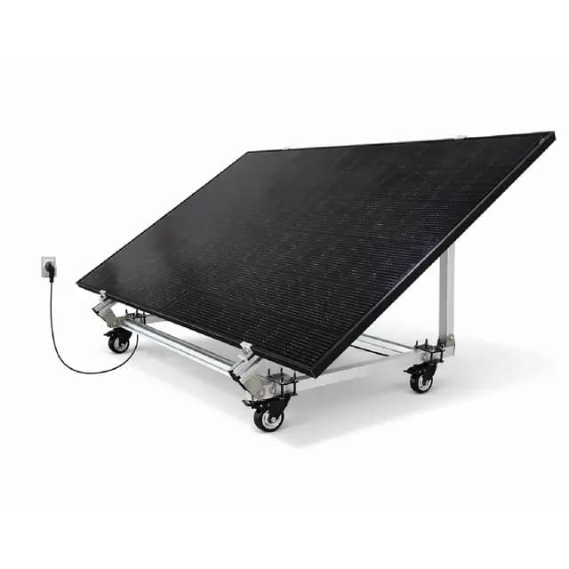 Kit solar independiente conectado KATEZER con ruedas – Listo para enchufar – Panel bifacial – Instalación sin trabajo – Seguimiento de producción – Colocación de suelo, pared o balcón (KIT SIMPLE 420W