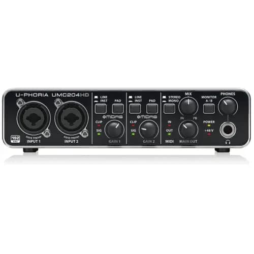 Behringer U-PHORIA UMC204HD Interface de audio/midi usb