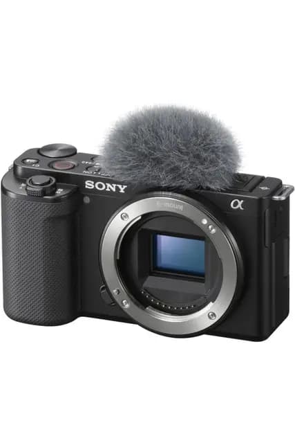 Sony Alpha ZV-E10 | Cámara Vlog con lente intercambiable sin espejo APS-C (pantalla pivotante para vlogs, video 4K, autoenfoque ocular en tiempo real) Negro