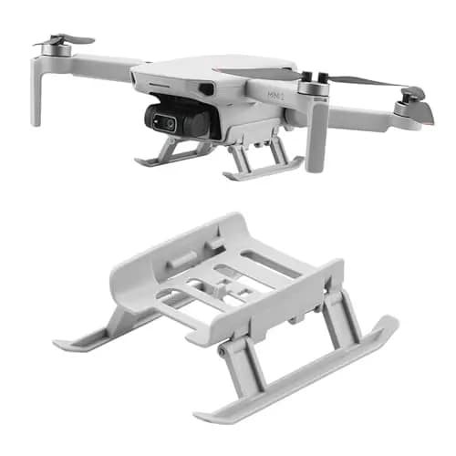 Extensiones plegables de aterrizaje para DJI Mini 4K/2/SE/Mavic Mini Drone Accesorios Soporte de aterrizaje Pies Gris