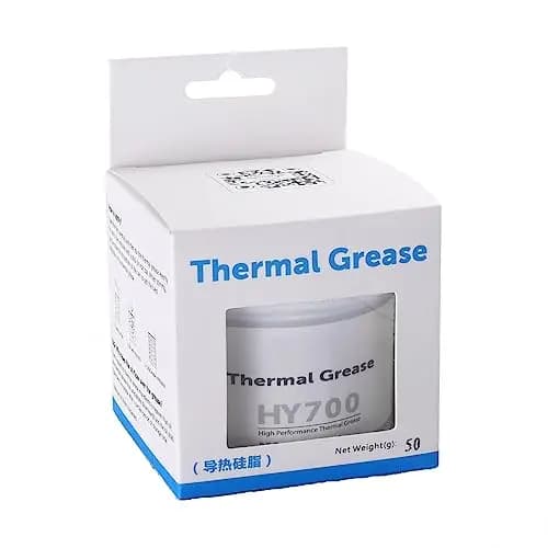 HY-700>3.14 W/MK(50g) Pasta térmica Pasta termica aplicar CPU Procesador GPU PC no conductivo !!!(Capacidad: 50 Gramos es un tercio de una Botella!!!)