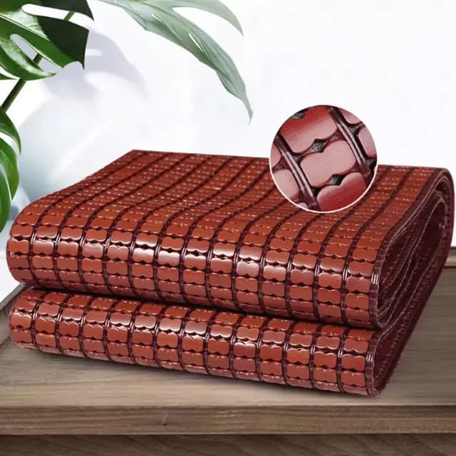 Natural Colchoneta para Bamboo Colchón,Plegable,for Verano,for Mahjong,sábana Transpirable,Estera de Dormir de Bambú Mahjong, Esterilla de Bambú de Hielo,para Sala de Estar,Sofá,Cama