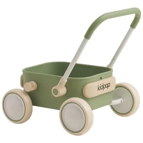 Kidpop PULA Andador Bebes, Juguete Multifuncional, Carrito Bebe, Ruedas EVA, Regalo Ideal de Cumpleaños, Andador Bebe 7 Meses a 4 años, máx. 15 kg, Verde