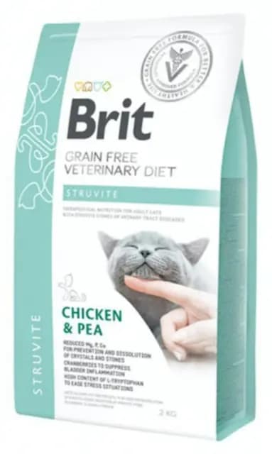 Brit GF Vet Diet Cat Struvite Pienso Pollo y Guisante 5 kg