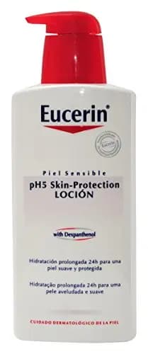 Eucerin pH5 Loción corporal (400 ml), crema corporal con Dexpantenol y Glicerina para una hidratación duradera, crema hidratante para el cuerpo, pieles secas y sensibles – Imagen 1