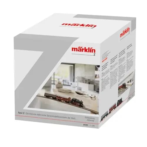 Märklin 81701 - Kit de Lanzamiento de Tren de mercancías, Carril Z, Locomotora, vagones de mercancías, vías y Unidad de Control, Escala 1:220