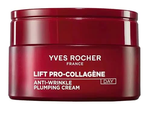 Yves Rocher LIFT PRO-COLLAGÈNE Crema de Día Rellenadora AntiArrugas - Fórmula Innovadora con Ficoide Glacial y Acido Hialuronico - Alisa, Rellena e hidrata - Fabricado en Francia - 50ml