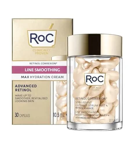 ROC RETINOL CORREXION LINE SMOOTHING NIGHT SERUM CAPSULES 30 CT