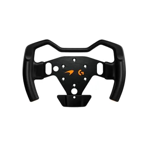 Logitech G RS Formula Wheel McLaren Racing Edition Volante de simulación de carreras para gaming, para PC, Xbox y PlayStation – Diseñado para usarse con RS Wheel Hub (RS50) - Negro