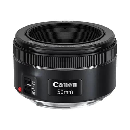 Canon EF 50mm f/1.8 STM - Objetivo, Negro
