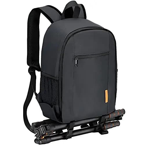 TARION Camera Backpack Bag DSLR - Professional Camera Bag with Waterproof Raincover Laptop Compartment Tripod Holder 3 Colors