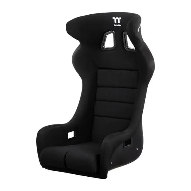 Thermaltake S700 GT Racing Bucket Seat | Asiento tipo cubo para simulación de carreras | Fibra de vidrio | Compatible con cabinas GR‑Sim Racing | Negro