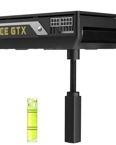 Soporte Tarjeta Grafica GPU, Soporte Tarjeta De Video,GPU Holder, Negro, L/74mm-120mm