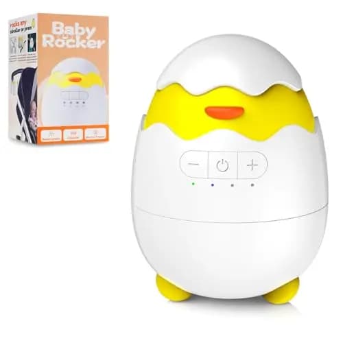 Baby Rocker, Mecedora automática para Cochecito - Mecedora suave, temporizador de 30/60/90 minutos, carga USB-C, 3 ajustes de intensidad - Apta para cochecitos