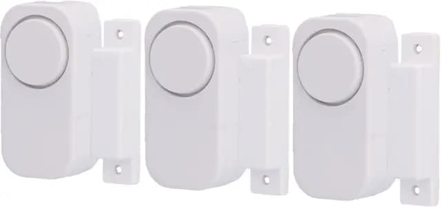 UNITEC Alarma para Ventana y Puerta, Juego de 3 Unidades con Contacto magnético