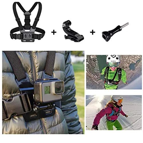 Suptig Kit de Accesorios Compatible Con GoPro Hero 13 12 11 10 9 8 7/6/5/4/3/3+/2/1/Session, AKASO, DJI Action, Insta 360 Cámaras de Acción – Imagen 1