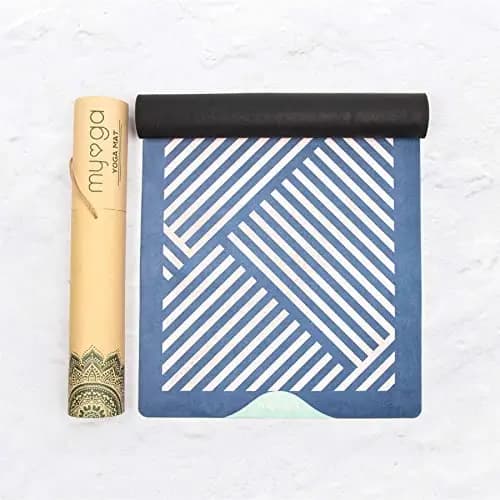 Myga Esterilla de Yoga - Esterilla Antideslizante para Yoga, Pilates, meditación y Fitness - Esterilla Ligera con Correa de Transporte - Esterilla Multiusos para Hombres y Mujeres para Gimnasio
