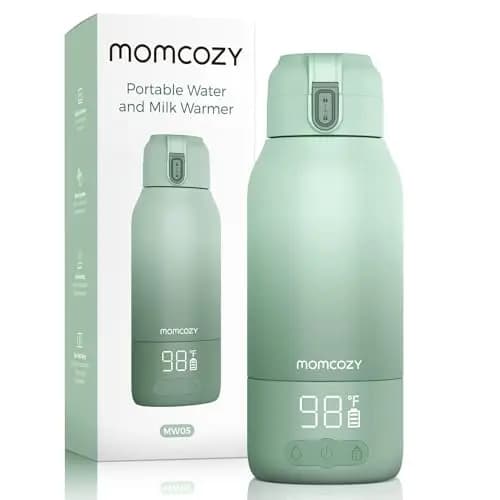 Momcozy MW05, calienta biberones portatil para bebé, capacidad de 500 ml, con certificado TÜV-CE, calentamiento rápido en 3 minutos