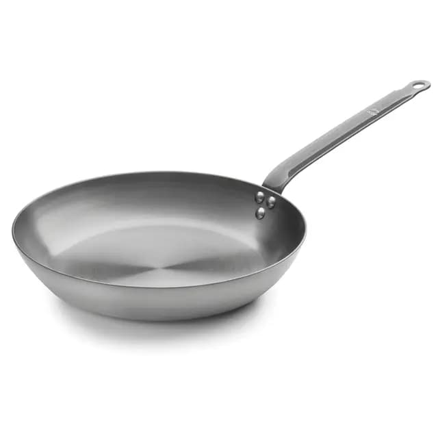 LACOR - 63626 - Sartén Ferrum Gris 26 cm, 100% Hierro Natural, Hecha en España, Apta para Inducción, Alta Temperatura, Duradera y Ecológica