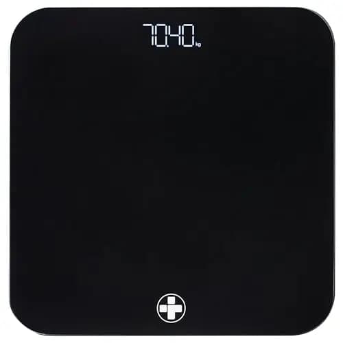 Báscula Digital de Peso Corporal Reliance Medical, Báscula Profesional con Pantalla LED, Diseño Ultrafino, Gestión Precisa del Peso, Báscula de Baño, Tamaño L 26cm x W 26cm x D 2,3cm, Pack de 1