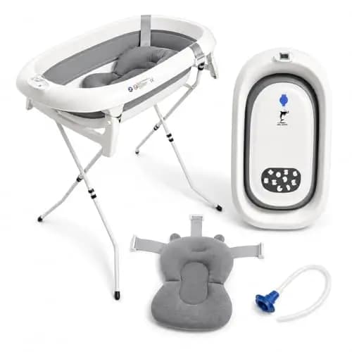 BÉBÉ DAUPHIN Baby Dolphin Bañera Plegable Bebé con Soporte