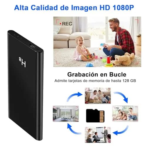 yadayuki h8-h9 mini cámara espía 1080p