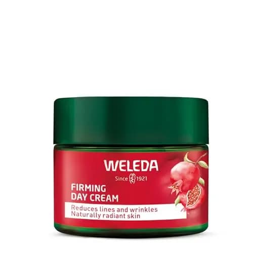 Weleda - Crema de Día Reafirmante de Granada, Reduce Líneas de Expresión y Arrugas, Reafirma, Ilumina y Protege de la Luz Azul, con Aceite de Granada y Péptidos de Maca, Tratamiento Natural - 40 ml – Imagen 1