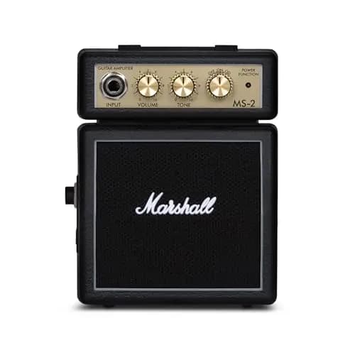 Marshall MS-2 - Amplificador para guitarra (2W, 6.3 mm), color negro