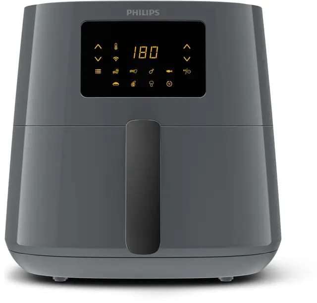 Philips Airfryer Essential XL Digital HD9280/60, freidora libre de aceite, 1.2 kg, tecnolog�a de aire r�pido, 7 preajustes, gris – Imagen 1