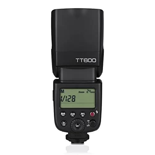 Godox TT600 Flash de cámara,Sistema X inalámbrico 2.4G Incorporado, Manual, Panel LCD, Alimentado por Batería, Compatible con cámaras DSLR Canon/Nikon/Pentax/Olympus