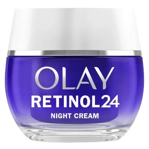 Olay Retinol 24 Crema Facial de Noche. Skincare Hidratante y Antiarrugas con Vitamina E Antioxidante. Suaviza, Renueva e Hidrata. Fórmula No Grasa y de Absorción Rápida. 50ml