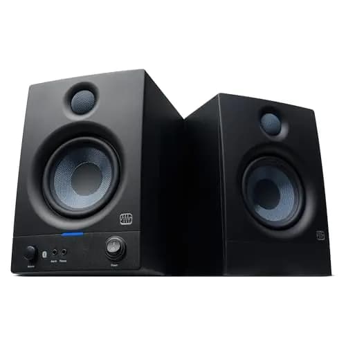 PreSonus Eris 4.5BT Gen 2, Altavoces Activos de Escritorio 4.5" con Bluetooth para Multimedia, Juegos, Producción Musical de Calidad Estudio, Potencia 50 W