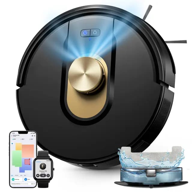 Vexilar W9 Robot Aspirador y Fregasuelos 3 en 1
