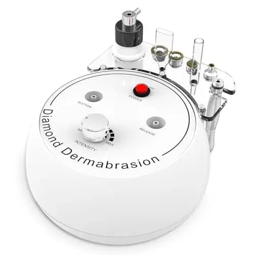 3 en 1 Dispositivo de Microdermoabrasión de Diamante, Dispositivo de Dermoabrasión para Exfoliación y Eliminación de Puntos Negros, Dispositivo de Cuidado Facial para Uso en Spa en Casa