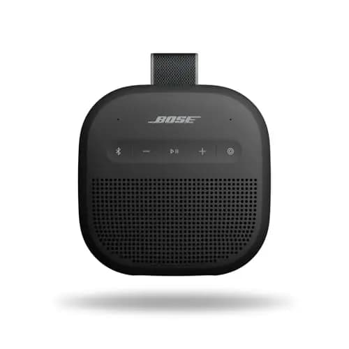 Bose SoundLink Micro (2.ª generación) Altavoz Bluetooth portátil, Altavoz para Exterior inalámbrico, hasta 12 h de autonomía, Resistente al Agua y al Polvo, Negro