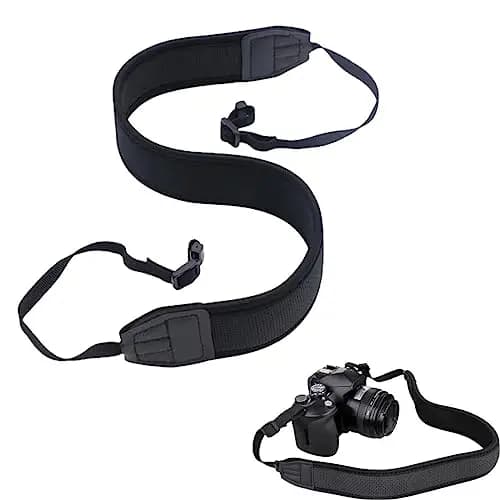 Correa para cámara réflex, correa de hombro de tela de algodón trenzado, hebillas ajustables, accesorios de cámara, acción rápida hombro Sling, para DSLR SLR