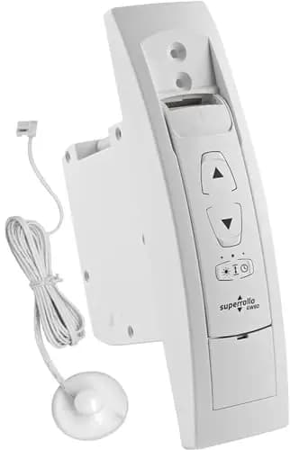 Superrollo Professional GW60 Enrollador Universal para persiana, Montaje de Adorno y Montaje Empotrado, Color Blanco