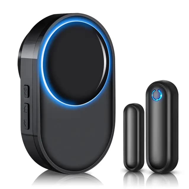 Alarmas para Casa, Sensor Apertura Puerta, 900ft - 58 Tonos, Timbre de Puerta, Sistema de Alarma de Seguridad para el hogar con Sensor Magnético para Puertas de Garaje