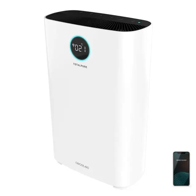 Cecotec Purificador de Aire TotalPure 7500 Connected. 600 CADR, Cobertura 200 m3, Cobertura LED, Control por Wi-Fi – Imagen 1