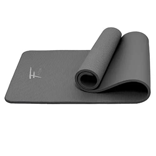 Fitem NBR - Alfombra de suelo ultragruesa de espuma confort de alta densidad, 183 x 60 x 1,5 cm o 1 cm, para gimnasio, yoga, deporte, gimnasia, fitness, pilates, musculación, correa de transporte – Imagen 1