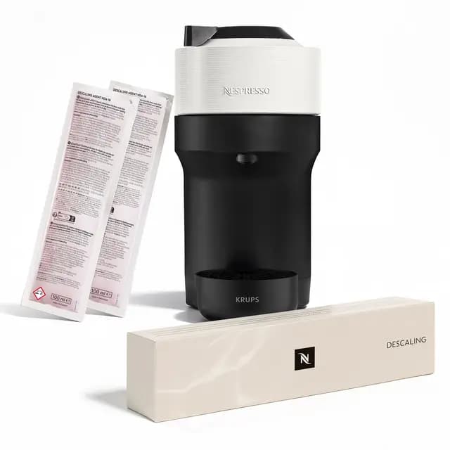 Nespresso Vertuo Pop XN9201DES Cafetera de Cápsulas Blanca