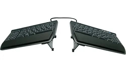 Kinesis Freestyle2 9inch Separation USB QWERTY Anglais Noir - Claviers (Standard, avec Fil, USB, QWERTY, Noir)