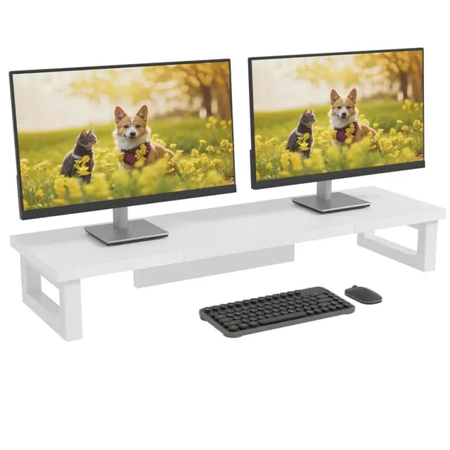 oyrreu soporte elevador monitor doble
