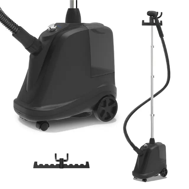 STEAMONE - Plancha de vapor vertical 2000W, 40g/minc- Calidad profesional - Gran depósito de 3,5 l - Accesorios incluidos - Cable de 2,5 m - Empresa francesa - T2000B