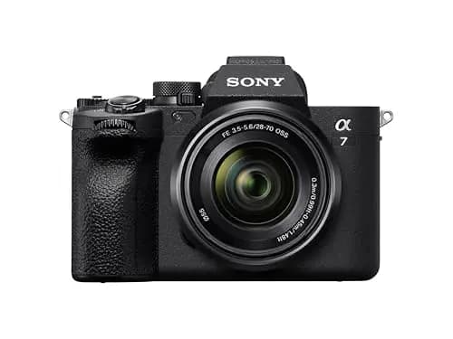 Sony Alpha 7 IV cámara mirrorless (full-frame) con objetivo 28-70mm f/3.5-5.6, 33MP, 4K60p y pantalla táctil multiángulo, ideal para fotografía y grabación de vídeo profesional – Imagen 1