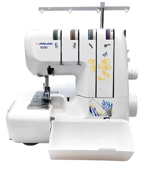 Jaguar 935D Serger, máquina de coser overlock, incluye paquete de accesorios grande