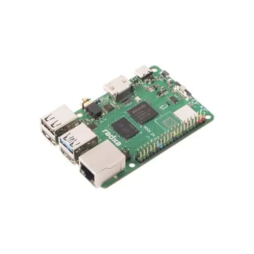 Radxa Rock - Computadora de placa única 2A, CPU RK3528A de cuatro núcleos, GPU, HDMI 4K y Gigabit Ethernet (RS113-D4T0)