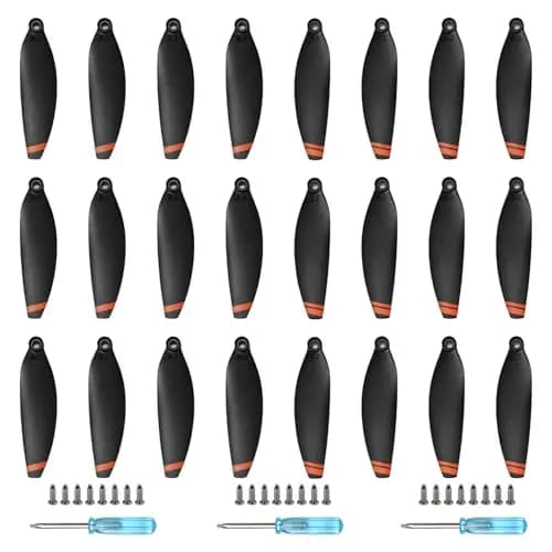 24 Pcs Hélices de Repuesto para DJI Mini 4K, Mini 2 SE/ 2/ SE, Juego de Hélices de Repuesto 4726FM Silencioso, Accesorios para Drones con Destornillador y Tornillos